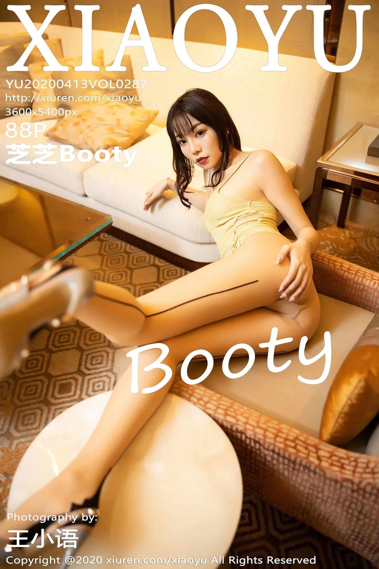 [XiaoYu画语界]Vol.287_女神芝芝Booty澳门心愿旅拍典雅吊裙配无内肉丝撩人诱惑写真87P-秀人网 - XiuRen.Xyz